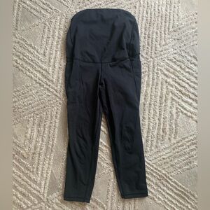 Senita Athletics Maternity Black Leggings